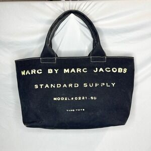 Marc by Marc Jacobs Tote‎ Bag Canvas Standard Supply Workwear Black